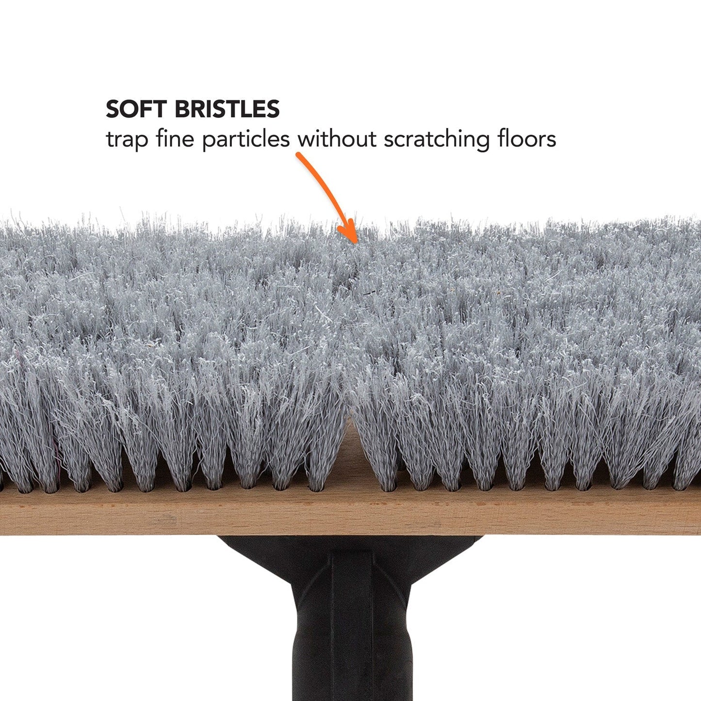 24 in. Premium Smooth Surface Push Broom Head