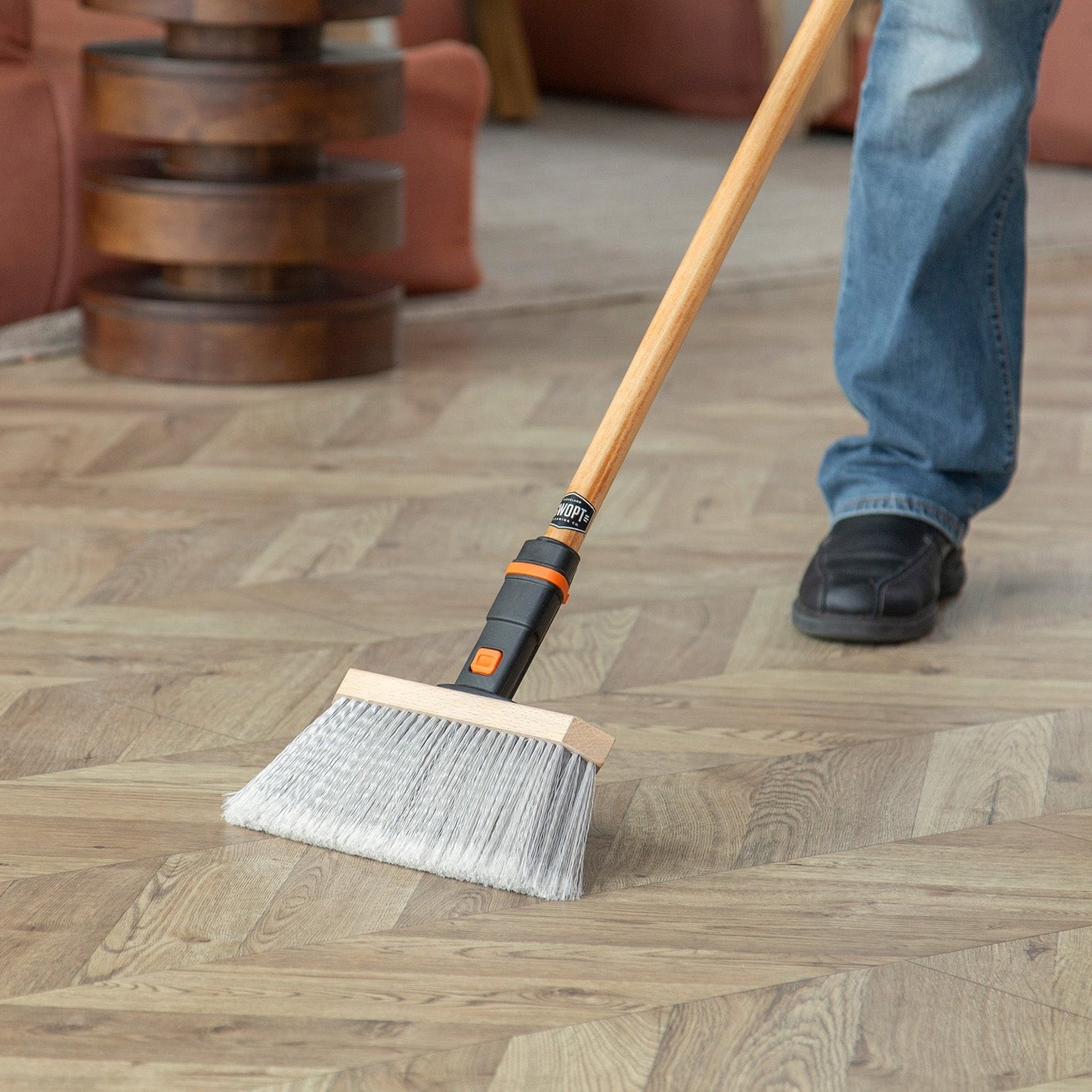 11 in. Premium Smooth Surface Straight Broom Head