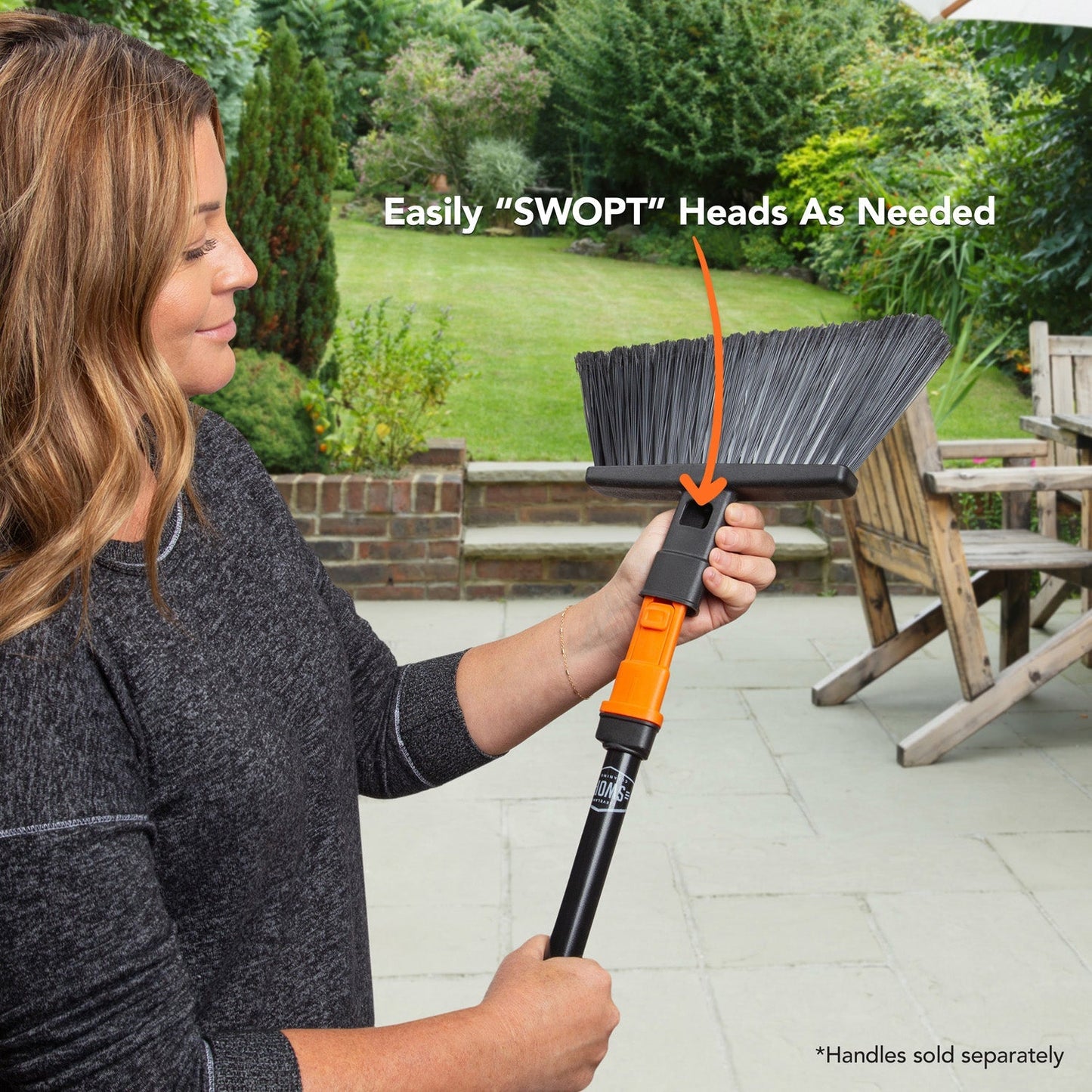 11 in. Standard Multi-Surface Angle Broom Head