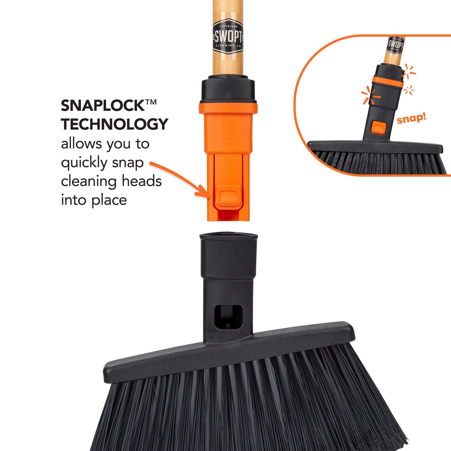 11 in. Standard Multi-Surface Angle Broom Head