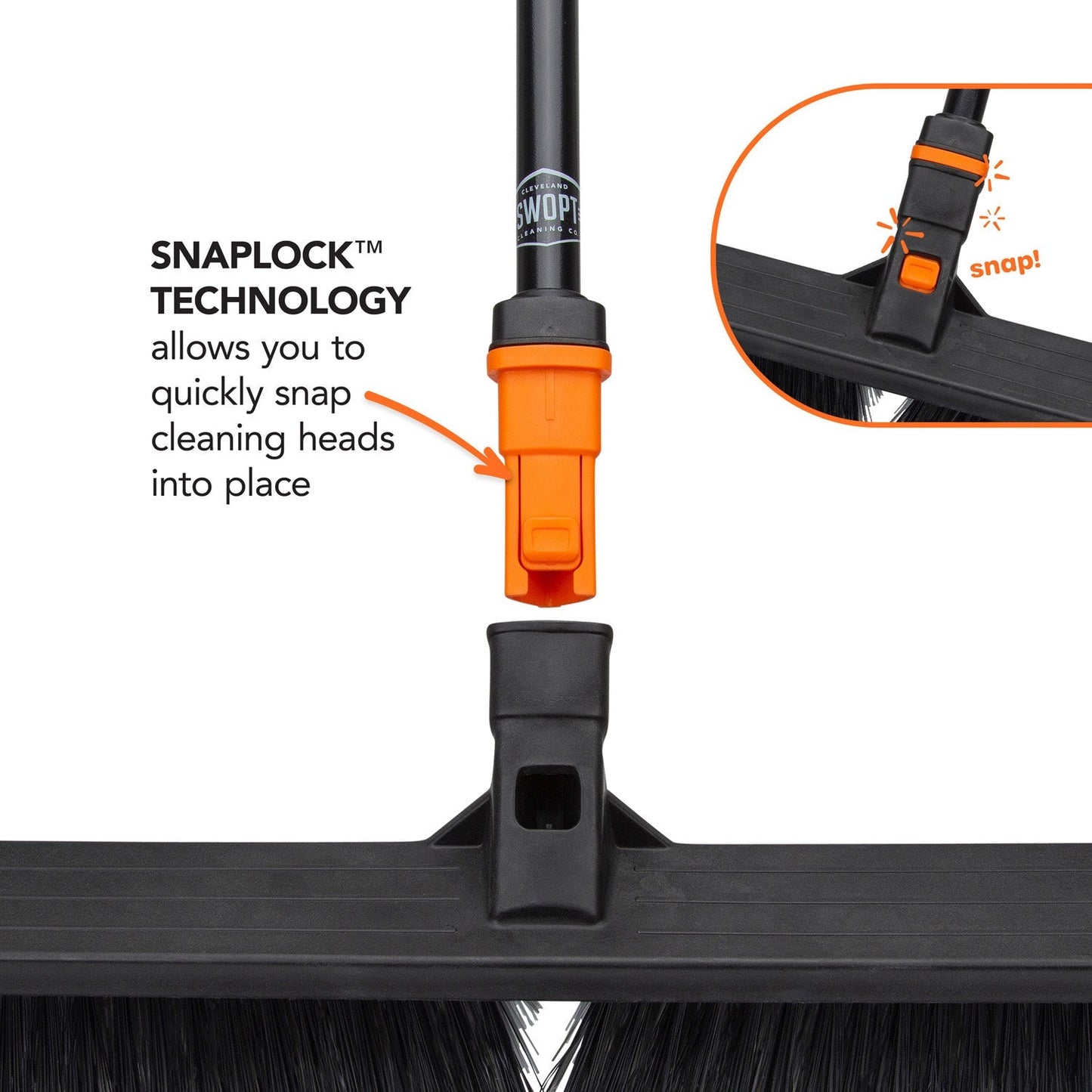 24 in. Standard Multi-Surface Push Broom Head