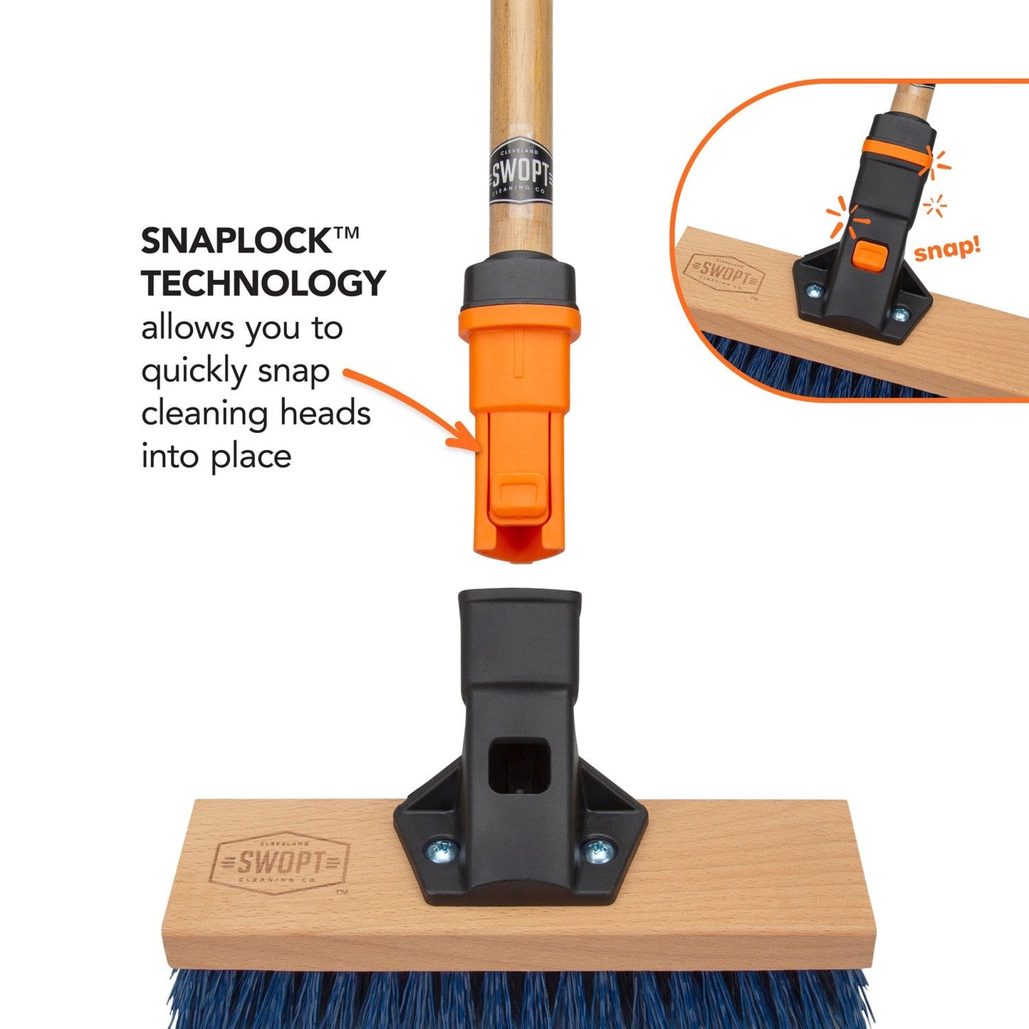 10 in. Premium Multi-Surface Scrub Brush Head