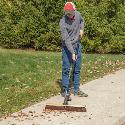 24 in. Premium Rough Surface Push Broom Head